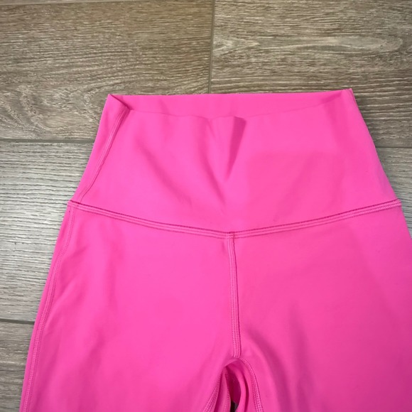 Lululemon Align High Rise Leggings 25" Sonic Pink Athletic Athleisure Size 4 - Picture 5 of 9
